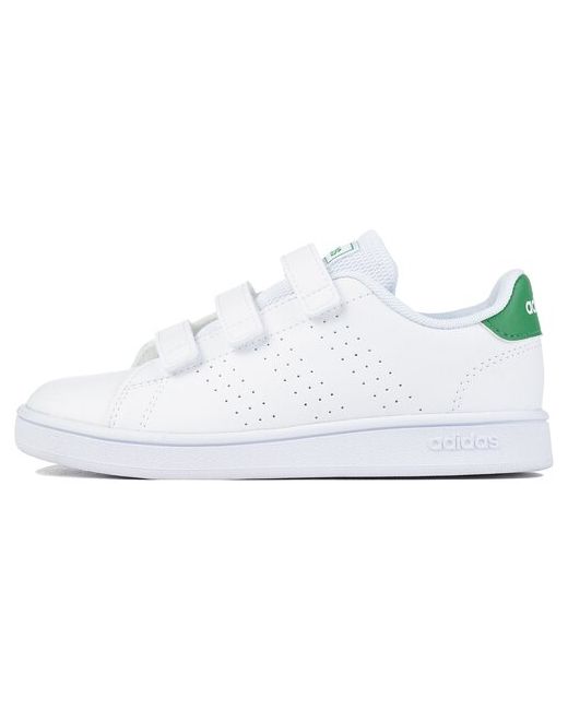 Adidas Кеды размер 34 EU белый зеленый