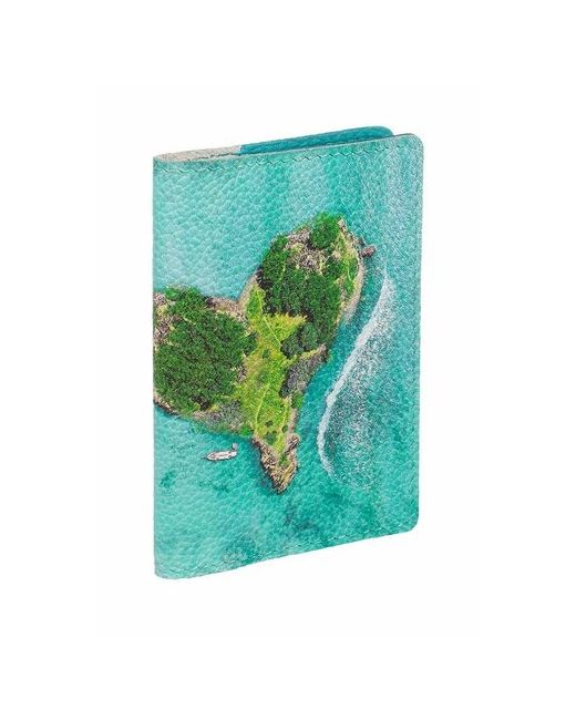 Eshemoda Обложка для паспорта на паспорт с принтом островом Сердце 047336177