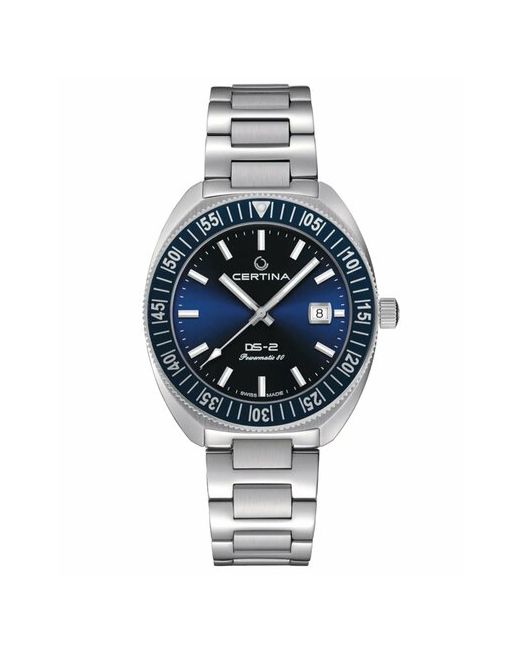 Certina Наручные часы Швейцарские механические Sport DS-2 C024.607.11.041.02 C0246071104102 с гарантией синий серебряный