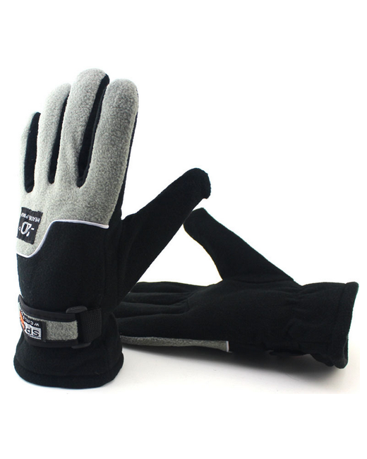Holygolem Флисовые перчатки mod11/2 с черным размер