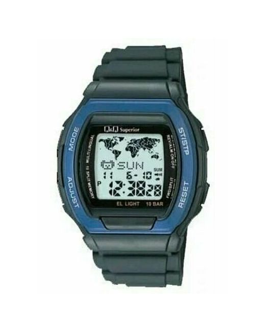 Q&Q Наручные часы Часы наручные MMW3P104 Гарантия 1 год синий черный