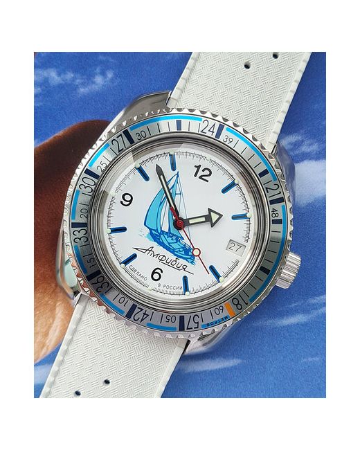 Восток Наручные часы Часы Амфибия кастом 710615R синий