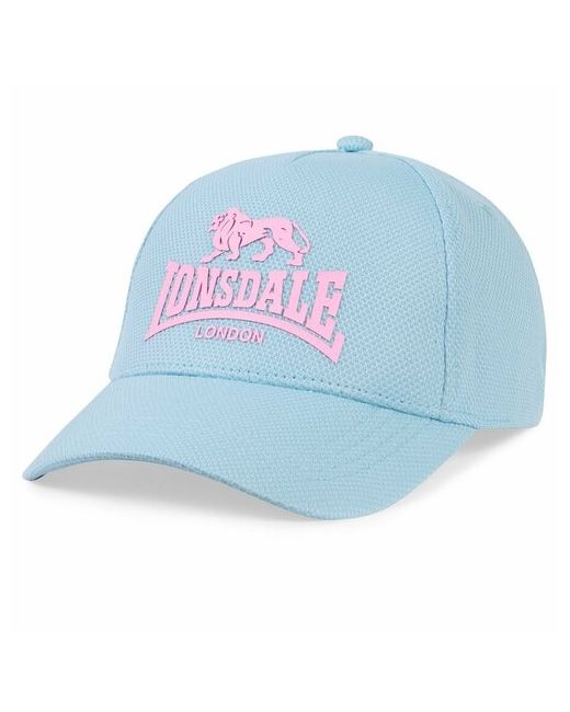 Lonsdale Бейсболка Кепка Beckbury Pastel Blue Pink размер 56-59 розовый