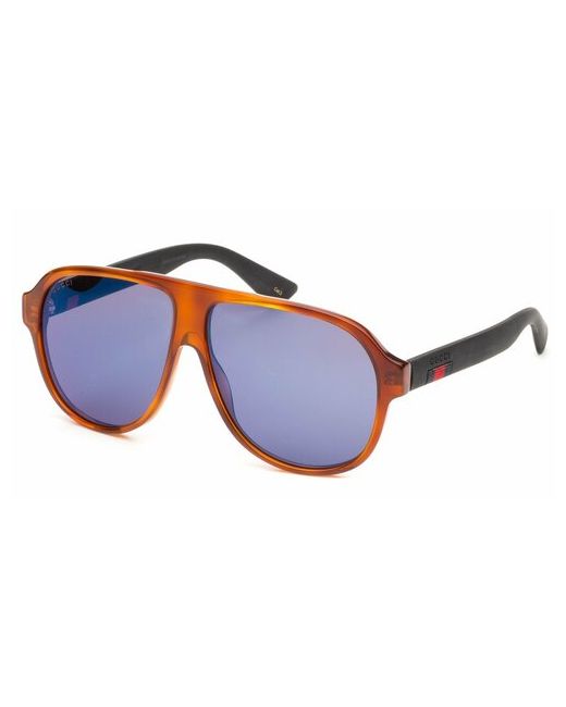 Gucci Солнцезащитные очки синий черный