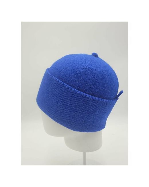 «Tri снегиря» Шапка Монмутская шапка морская волна размер 58 синий