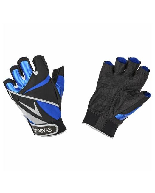 Varivas Перчатки Stretch Fit Glove 5 VAG-21 L Blue