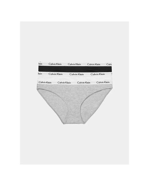 Calvin Klein Трусы 3 шт. размер белый черный