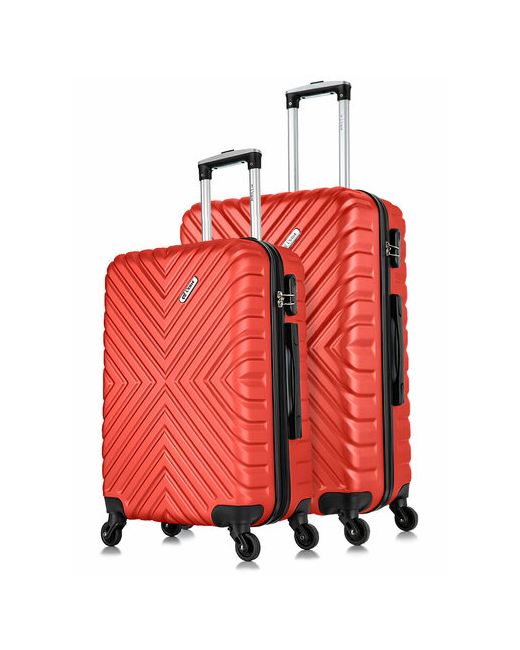 L'Case Комплект чемоданов New Delhi 2 шт. 93 л размер