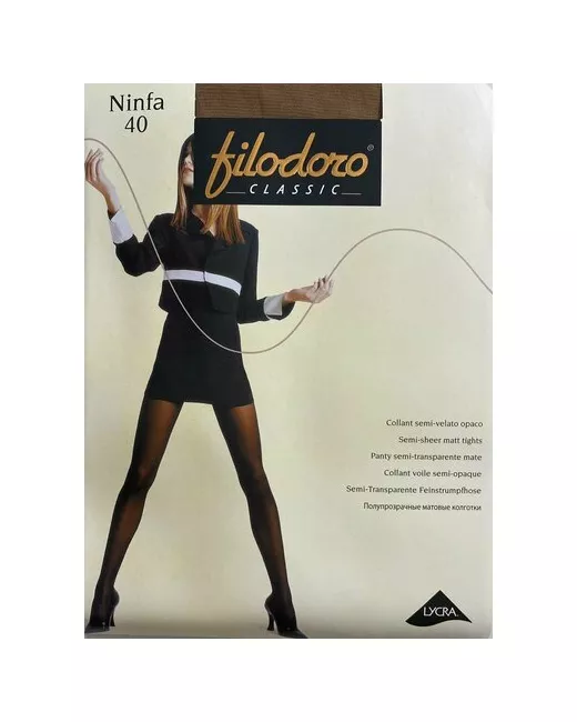 Filodoro Колготки Classic Ninfa 40 den размер бежевый