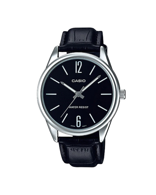 Casio Наручные часы Collection MTP-V005L-1B кварцевые черный серебряный