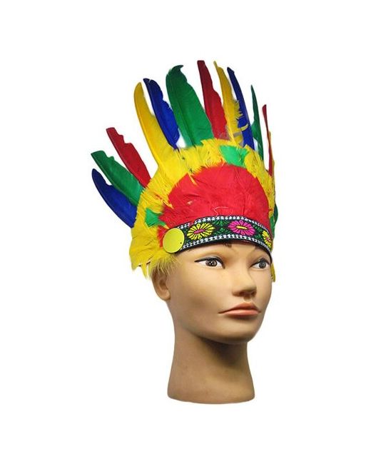 Riota Карнавальный костюм/головной убор индейца разноцветный