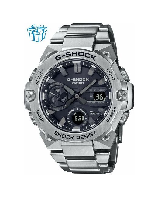 Casio Наручные часы G-Shock GST-B400D-1AER серебряный черный