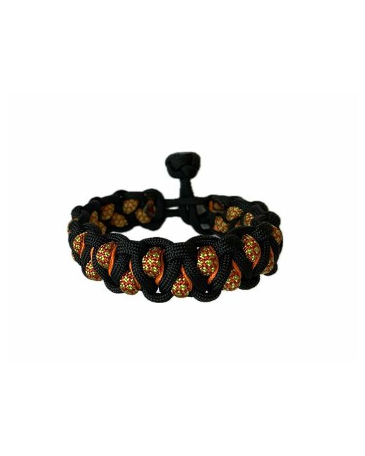 Sunny Street Славянский оберег плетеный браслет Око Дракона 1 шт. размер 8.5 см. диаметр красный зеленый