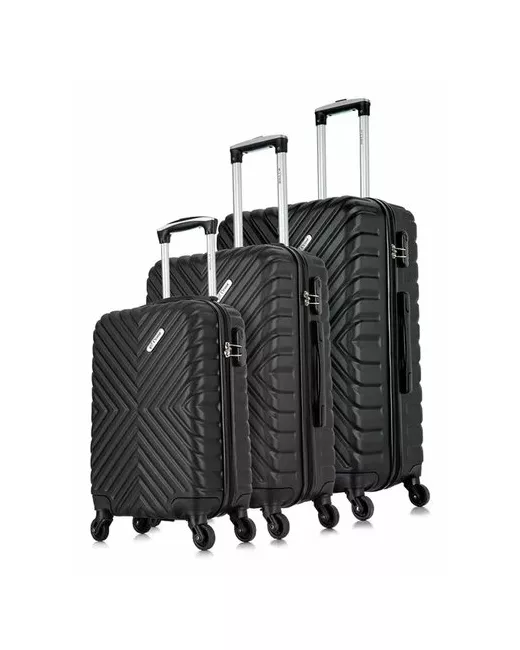 L'Case Комплект чемоданов New Delhi 3 шт. 93 л размер