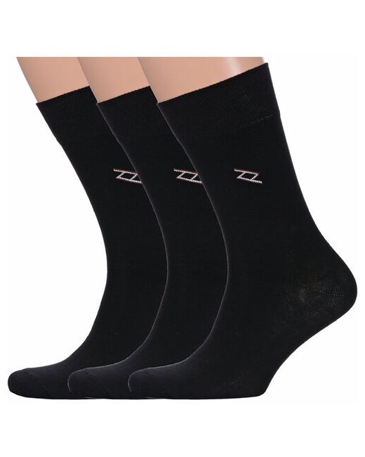 Para Socks Носки 3 пары размер 27-29 черный