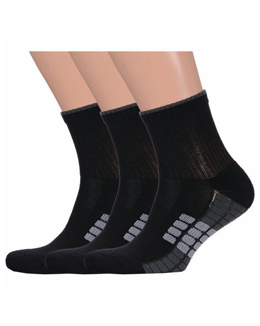 Para Socks Носки 3 пары размер 25 черный