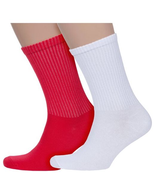 Para Socks Носки 2 пары размер 25-27 красный