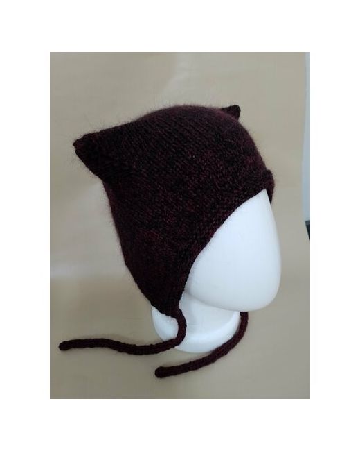 Bags&Hats Шапка ушанка шапочка из пуха норки красно-чёрная размер 56/58