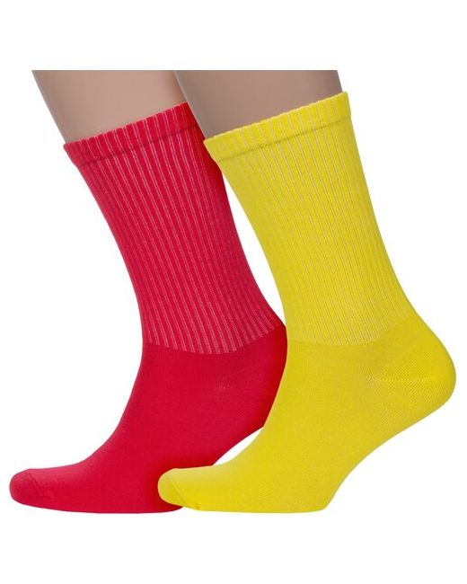 Para Socks Носки 2 пары размер 25-27 желтый