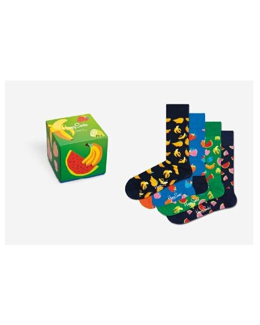 Happy Socks Носки 4-Pack Fruit Socks Gift Set 4 пары размер мультиколор