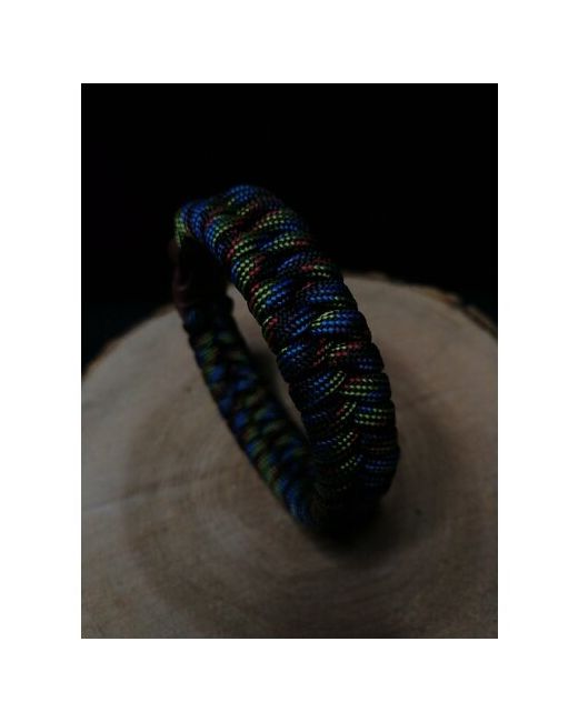 Безумный корд Плетеный браслет 1 шт. размер 21 см. зеленый голубой