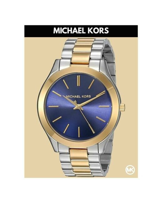 Michael Kors Наручные часы Runway наручные золотые оригинал золотой серебряный
