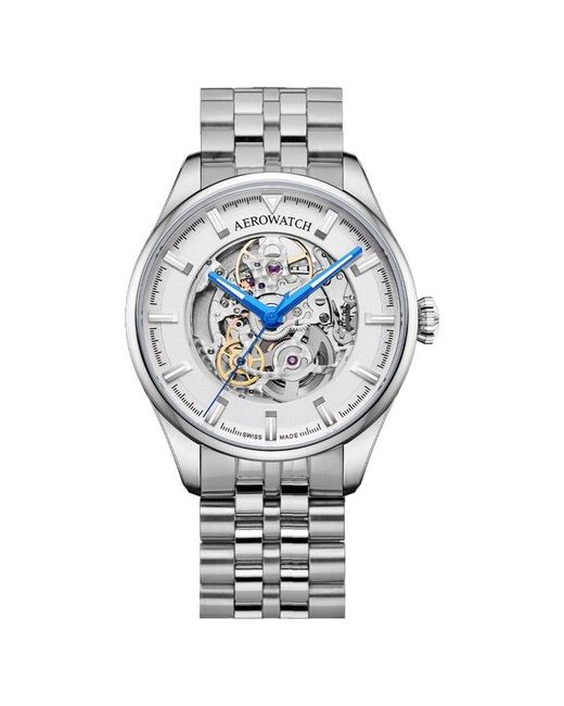 Aerowatch Наручные часы Les Grandes Classiques 60996 AA02 SQ M серебряный