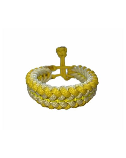 Sunny Street Славянский оберег плетеный браслет Дракон Пушистик малый 1 шт. размер 7 см. диаметр желтый
