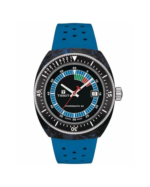 Tissot Наручные часы швейцарские Sideral S Powermatic 80 T145.407.97.057.01 T1454079705701 с гарантией черный синий