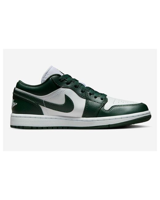 Nike Кроссовки Air Jordan 1 Low размер 9 US зеленый белый