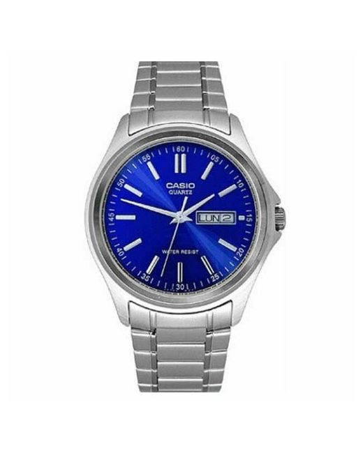 Casio Наручные часы Collection MTP-1239D-2A кварцевые наручные с календарем синий