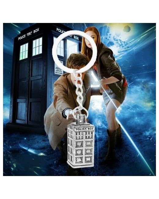 Doctor Who Брелок серебряный
