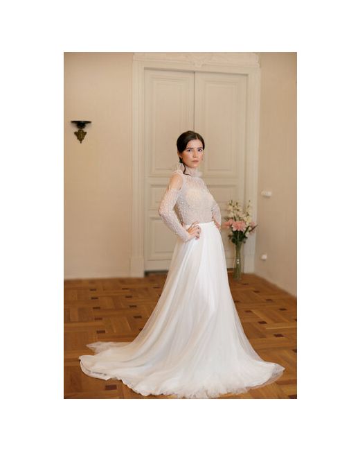 Анжелика Свадебное платье размер 42-44-46 белый