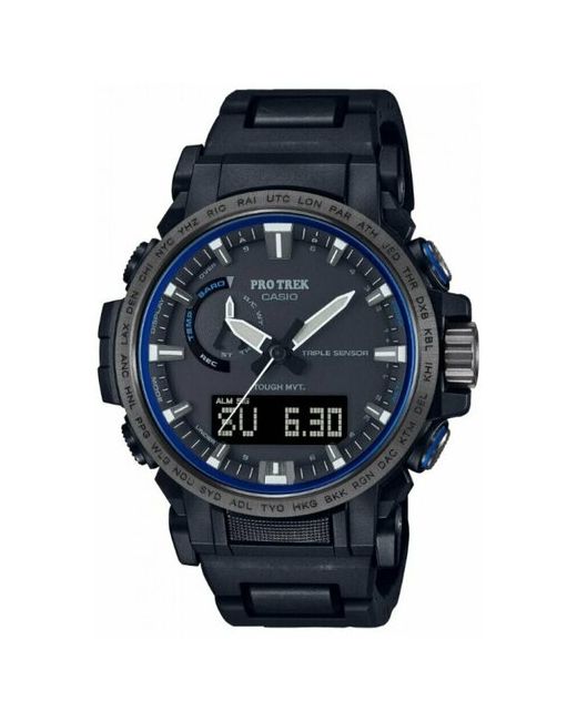 Casio Наручные часы Часы Pro Trek PRW-61FC-1 синий черный