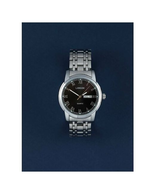 Diamond Lux Наручные часы Часы наручные кварцевые серебряный черный