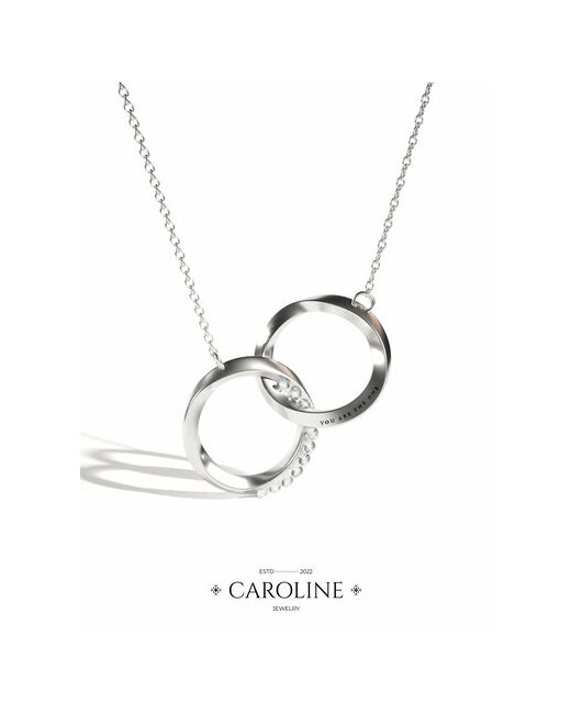 Caroline Jewelry Колье длина 45 см. серебряный