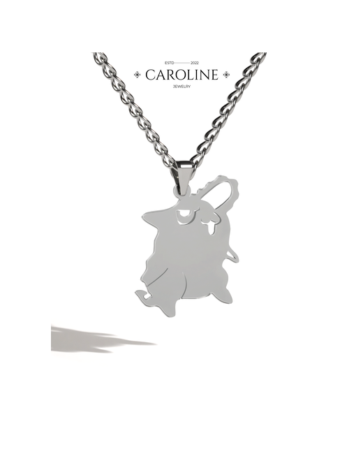 Caroline Jewelry Колье длина 60 см. серебряный