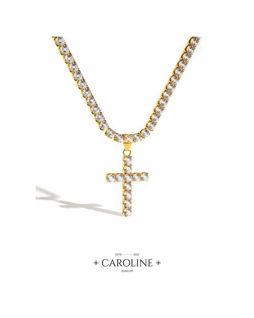 Caroline Jewelry Колье кристалл длина 44 см.