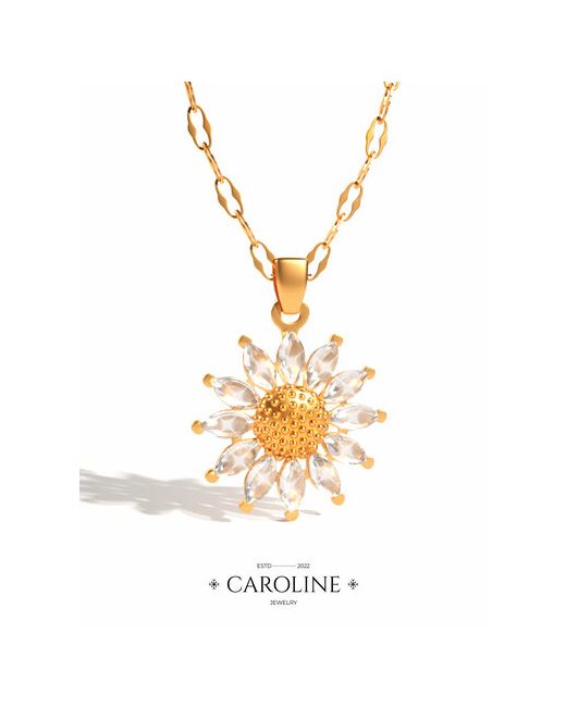 Caroline Jewelry Колье кристалл длина 45 см.