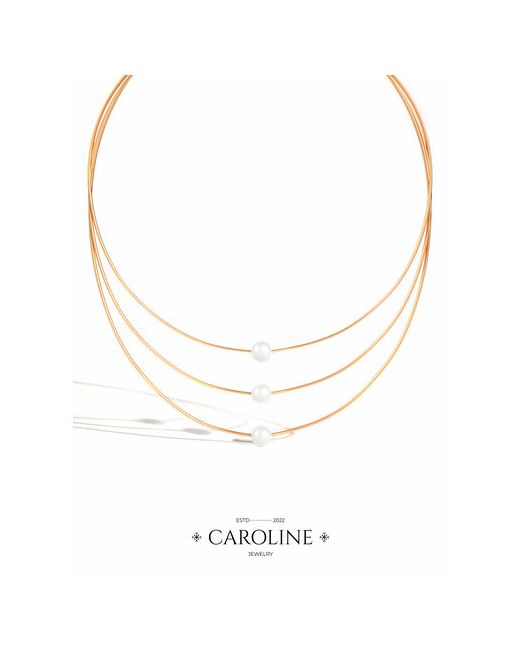 Caroline Jewelry Колье жемчуг имитация длина 47 см.