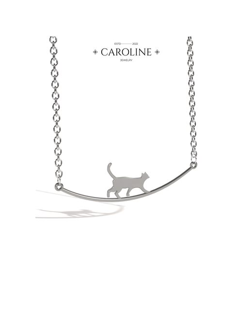 Caroline Jewelry Колье длина 52 см. серебряный