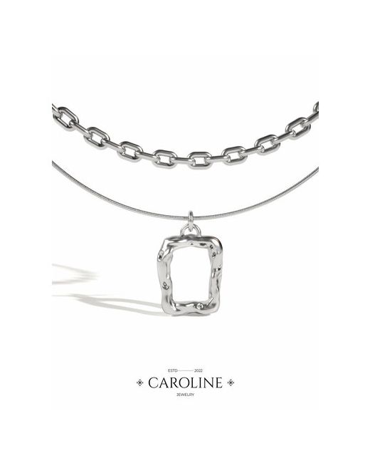 Caroline Jewelry Колье длина 50 см. серебряный