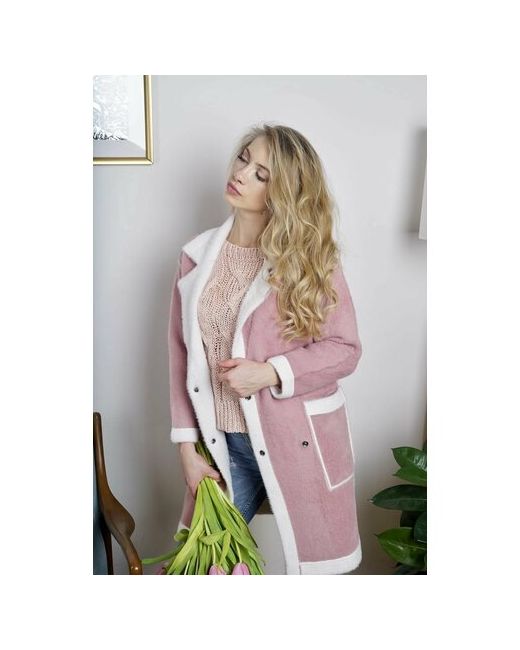 Piccante Style Пальто размер Оверсайз розовый