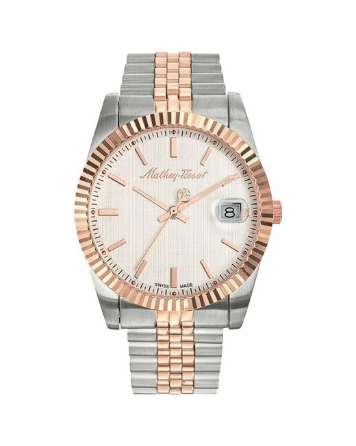 Mathey-Tissot Наручные часы Швейцарские наручные H810RA серебряный белый