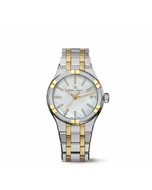 Maurice Lacroix Наручные часы Aikon Quartz Date 35mm от AI1106-PVP02-170-1 серебряный белый