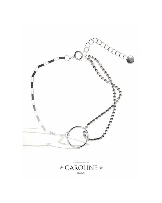 Caroline Jewelry Браслет-цепочка размер 18 см. серебряный