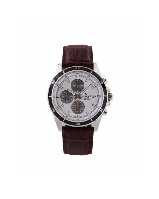 Casio Наручные часы Edifice Часы наручные EFR-526L-7A Гарантия 2 года черный серебряный