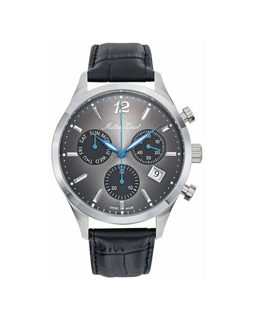 Mathey-Tissot Наручные часы Швейцарские наручные H411CHALN с хронографом черный
