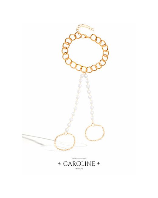 Caroline Jewelry Слейв-браслет жемчуг имитация размер 24 см.