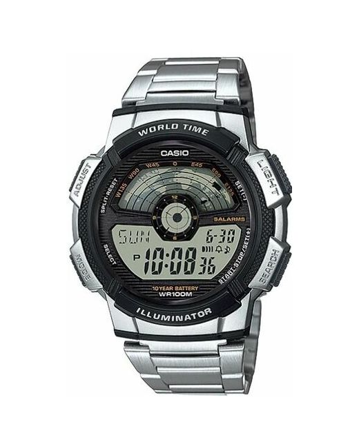 Casio Наручные часы Illuminator AE-1100WD-1AVDF серебряный